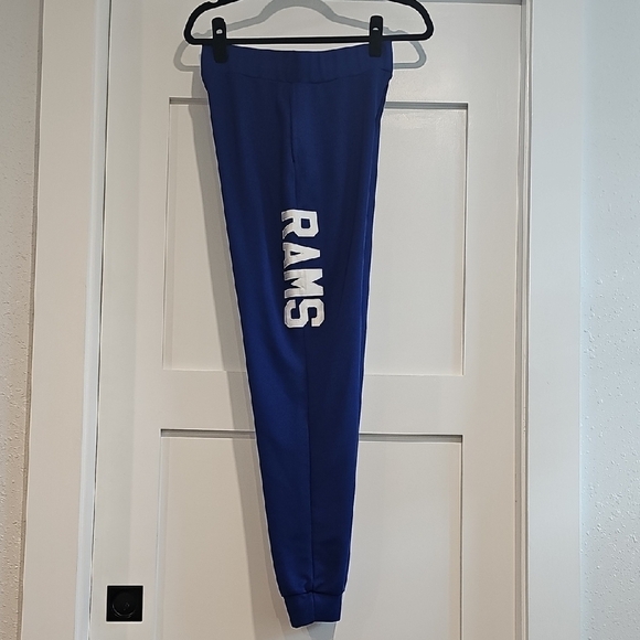 Varsity Spirit Blue and White "Rams" Joggers with Tapered Fit - Picture 1 of 7